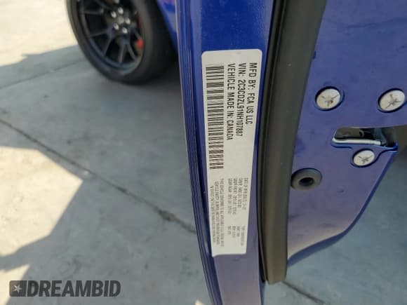 ✅ 2022 Dodge Challenger SRT Hellcat Redeye Widebody • VIN: 2C3CDZL91NH107887 • Lot: 65779774. Wystawiony na Copart z przebiegiem 29 985 mil. Bezpłatny archiwum sprzedaży aukcyjnych z USA i szczegółowy raport historii pojazdu na DreamBid. Zdjęcie 13.