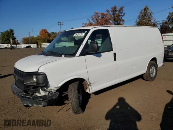 ✅ 2013 Chevrolet Express Cargo • VIN: 1GCZGTCBXD1120969 • Lot: 76151454. Listed on Copart with 130,963 mi. Free auction sales archive from the USA and detailed vehicle history report at DreamBid. Image 1.