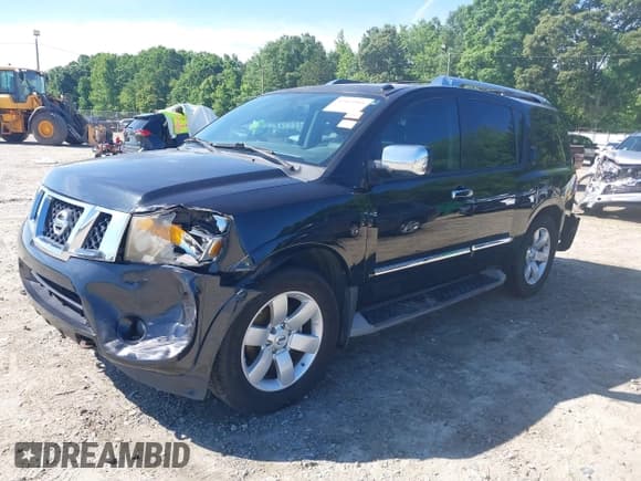 ✅ 2010 Nissan Armada Titanium • VIN: 5N1BA0ND4AN614440 • Lot: 42163841. Listed on IAAI with 143,895 mi. Free auction sales archive from the USA and detailed vehicle history report at DreamBid. Image 2.