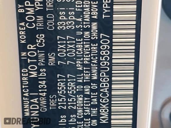 2023 Hyundai Kona SEL с VIN KM8K6CAB6PU958907, выставлен на аукционе Copart как лот 70792132 с пробегом 499 миль миль и . История ставок и продаж доступна на DreamBid. Изображение 12.