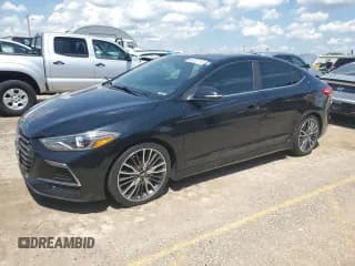 ✅ 2018 Hyundai Elantra Sport • VIN: KMHD04LB7JU473633 • Lot: 68732115. Listed on Copart with 108,016 mi. Free auction sales archive from the USA and detailed vehicle history report at DreamBid. Image 1.
