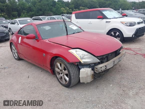 ✅ 2003 Nissan 350Z Touring • VIN: JN1AZ34D93T113685 • Lot: 42375050. Listed on IAAI with 186,925 mi. Free auction sales archive from the USA and detailed vehicle history report at DreamBid. Image 1.