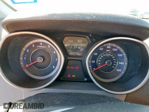 ✅ 2016 Hyundai Elantra SE • VIN: KMHDH4AE9GU544331 • Lot: 90645835. Listed on Copart with 120,376 mi. Free auction sales archive from the USA and detailed vehicle history report at DreamBid. Image 9.