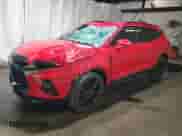 2020 Chevrolet Blazer RS z VIN 3GNKBKRS0LS548135, wystawiony jako Copart lot #72554354 z przebiegiem 35 987 mil mil oraz Szkoda całkowita • Salvage title. Historia ofert i sprzedaży dostępna na DreamBid. Obrazek 1.