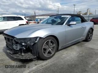 2025 Ford Mustang EcoBoost Premium with VIN 1FAGP8UH4S5119173, listed as a Copart auction lot 71020965 with 3,596 mi miles and Salvage title. Bid and sale history available at DreamBid. Image 1.