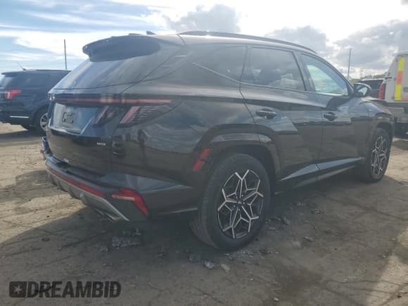 ✅ 2023 Hyundai Tucson N Line • VIN: KM8JFCAE3PU204692 • Lot: 85386425. Listed on Copart with 46,462 mi. Free auction sales archive from the USA and detailed vehicle history report at DreamBid. Image 3.