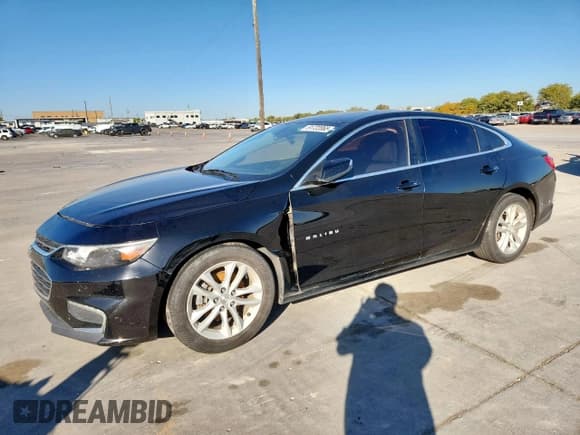✅ 2017 Chevrolet Malibu LT • VIN: 1G1ZE5ST3HF150263 • Lot: 91722065. Listed on Copart with Not provided. Free auction sales archive from the USA and detailed vehicle history report at DreamBid. Image 1.