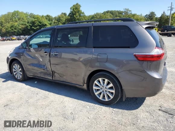 ✅ 2017 Toyota Sienna XLE • VIN: 5TDDZ3DC4HS171596 • Lot: 80689945. Listed on Copart with 48,926 mi. Free auction sales archive from the USA and detailed vehicle history report at DreamBid. Image 2.