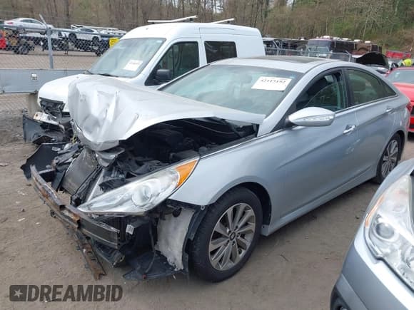✅ 2014 Hyundai Sonata Limited • VIN: 5NPEC4AB1EH876414 • Лот: 42115192. Опубликован ранее на IAAI с пробегом 144 315 миль. Бесплатный доступ к архиву аукционных продаж из США и подробный отчёт об истории автомобиля на DreamBid. Изображение 2.