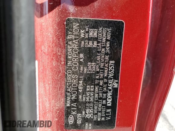 ✅ 2020 Kia Sportage SX Turbo • VIN: KNDPRCA6XL7652578 • Лот: 84930585. Опубликован ранее на Copart с пробегом 80 160 миль. Бесплатный доступ к архиву аукционных продаж из США и подробный отчёт об истории автомобиля на DreamBid. Изображение 13.