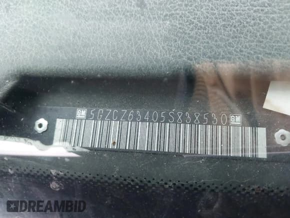 ✅ 2005 Saturn VUE • VIN: 5GZCZ63405S838530 • Lot: 43690034. Listed on IAAI with 158,954 mi. Free auction sales archive from the USA and detailed vehicle history report at DreamBid. Image 9.