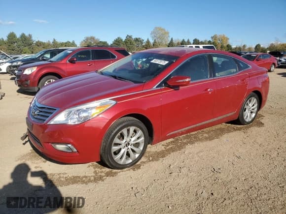 ✅ 2014 Hyundai Azera Limited • VIN: KMHFH4JG2EA380767 • Lot: 90373075. Listed on Copart with Not provided. Free auction sales archive from the USA and detailed vehicle history report at DreamBid. Image 1.