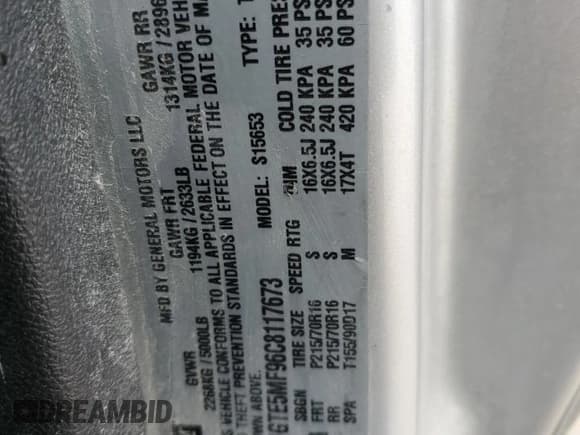 ✅ 2012 GMC Canyon SLE1 • VIN: 1GTE5MF96C8117673 • Lot: 68114245. Wystawiony na Copart z przebiegiem 118 824 mil. Bezpłatny archiwum sprzedaży aukcyjnych z USA i szczegółowy raport historii pojazdu na DreamBid. Zdjęcie 12.
