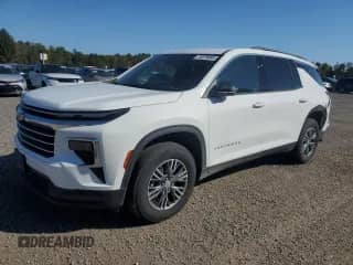 2025 Chevrolet Traverse AWD LT with VIN 1GNEVGRS3SJ186433, listed as a Copart auction lot 70370095 with 10,666 mi miles and Salvage title. Bid and sale history available at DreamBid. Image 1.