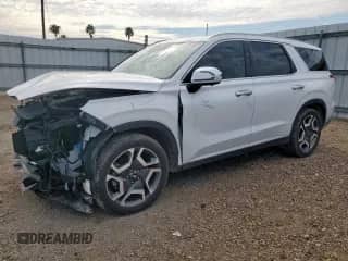 2024 Hyundai Palisade SEL z VIN KM8R44GE7RU788619, wystawiony jako Copart lot #80677015 z przebiegiem 13 195 mil mil oraz Szkoda całkowita • Salvage title. Historia ofert i sprzedaży dostępna na DreamBid. Obrazek 1.