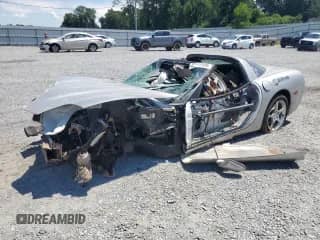 2004 Chevrolet Corvette with VIN 1G1YY22G045107536, listed as a Copart auction lot 63466435 with Not provided miles and Salvage title. Bid and sale history available at DreamBid. Image 1.