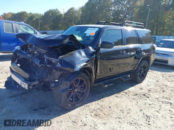 ✅ 2021 Toyota 4Runner SR5 • VIN: JTEEU5JR2M5240501 • Lot: 43480408. Listed on IAAI with 74,654 mi. Free auction sales archive from the USA and detailed vehicle history report at DreamBid. Image 18.