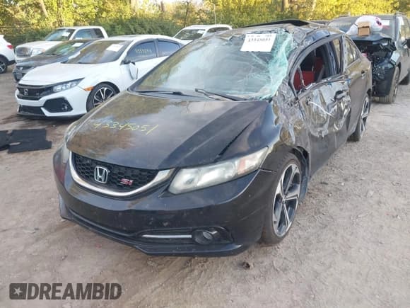 ✅ 2015 Honda Civic Si • VIN: 2HGFB6E57FH703628 • Lot: 43345051. Wystawiony na IAAI z przebiegiem 263 789 mil. Bezpłatny archiwum sprzedaży aukcyjnych z USA i szczegółowy raport historii pojazdu na DreamBid. Zdjęcie 2.