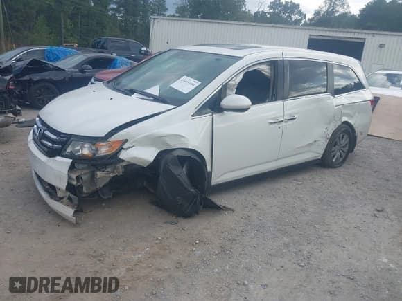 ✅ 2015 Honda Odyssey EX-L • VIN: 5FNRL5H61FB122381 • Lot: 43415104. Wystawiony na IAAI z przebiegiem 279 782 mil. Bezpłatny archiwum sprzedaży aukcyjnych z USA i szczegółowy raport historii pojazdu na DreamBid. Zdjęcie 2.