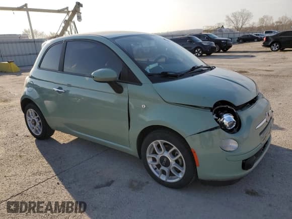 ✅ 2013 FIAT 500 Pop • VIN: 3C3CFFAR1DT573711 • Lot: 50430905. Listed on Copart with 109,412 mi. Free auction sales archive from the USA and detailed vehicle history report at DreamBid. Image 4.