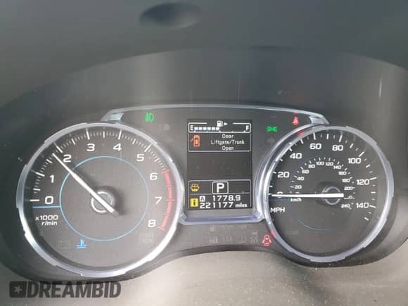 2017 Subaru Forester Limited with VIN JF2SJAJC2HH804951, listed as a Copart auction lot 81412985 with 221,177 mi miles and Salvage title. Bid and sale history available at DreamBid. Image 9.