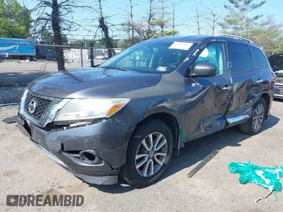 ✅ 2013 Nissan Pathfinder SL • VIN: 5N1AR2MM6DC659543 • Lot: 42835163. Listed on IAAI with 151,255 mi. Free auction sales archive from the USA and detailed vehicle history report at DreamBid. Image 2.