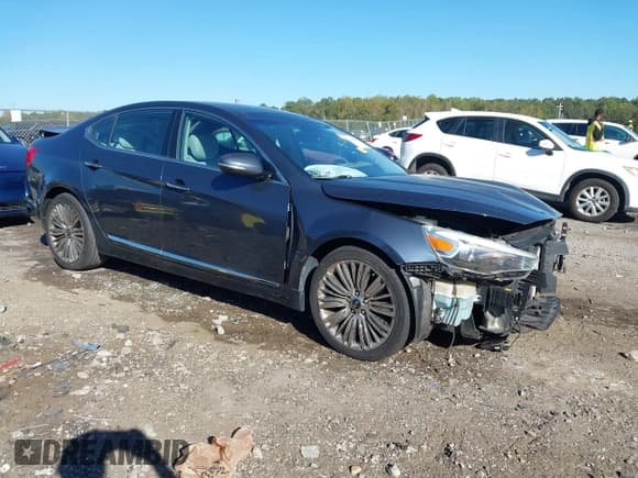 ✅ 2014 Kia Cadenza Premium • VIN: KNALN4D78E5141130 • Lot: 43443961. Listed on IAAI with 148,126 mi. Free auction sales archive from the USA and detailed vehicle history report at DreamBid. Image 1.