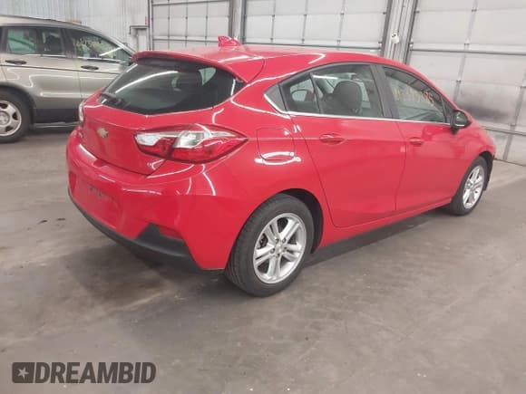✅ 2017 Chevrolet Cruze LT • VIN: 3G1BE6SM5HS594255 • Lot: 42385285. Listed on IAAI with 107,505 mi. Free auction sales archive from the USA and detailed vehicle history report at DreamBid. Image 4.
