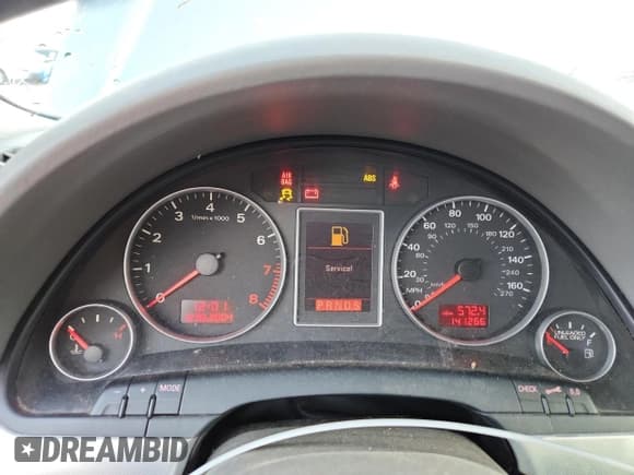 ✅ 2005 Audi A4 2.0T • VIN: WAUDF68E65A444551 • Lot: 92805895. Listed on Copart with 141,266 mi. Free auction sales archive from the USA and detailed vehicle history report at DreamBid. Image 9.