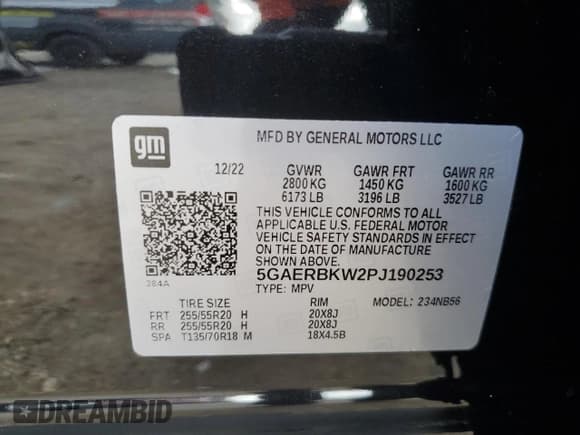 ✅ 2023 Buick Enclave Essence • VIN: 5GAERBKW2PJ190253 • Lot: 85685075. Wystawiony na Copart z przebiegiem 14 063 mil. Bezpłatny archiwum sprzedaży aukcyjnych z USA i szczegółowy raport historii pojazdu na DreamBid. Zdjęcie 14.