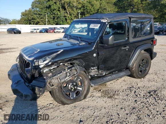 ✅ 2021 Jeep Wrangler Sport • VIN: 1C4GJXAG3MW533950 • Лот: 87288855. Опубликован ранее на Copart с пробегом 24 521 миль. Бесплатный доступ к архиву аукционных продаж из США и подробный отчёт об истории автомобиля на DreamBid. Изображение 1.