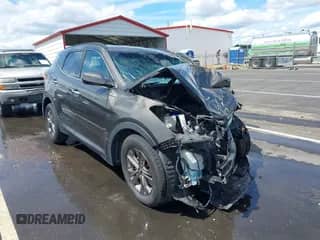 2013 Hyundai Santa Fe Sport with VIN 5XYZU3LB0DG015589, listed as a IAAI auction lot 43128097 with 43,512 mi miles and . Bid and sale history available at DreamBid. Image 1.