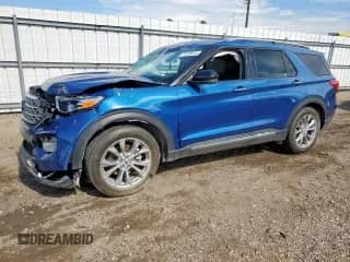 2023 Ford Explorer Limited z VIN 1FMSK7FH0PGA06564, wystawiony jako Copart lot #70188915 z przebiegiem 47 029 mil mil oraz Szkoda całkowita • Salvage title. Historia ofert i sprzedaży dostępna na DreamBid. Obrazek 1.