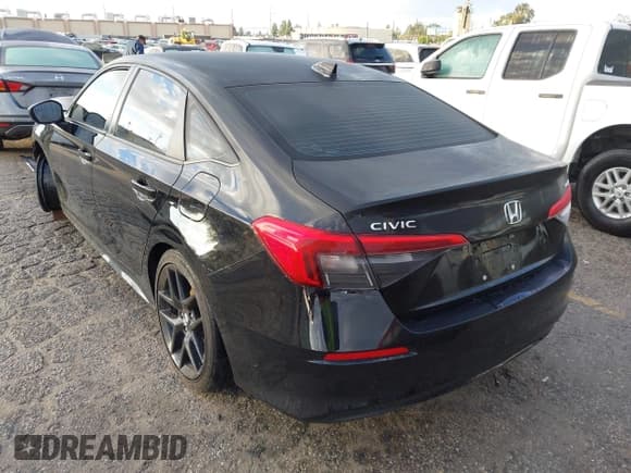 ✅ 2023 Honda Civic Sport • VIN: 2HGFE2F56PH551308 • Lot: 43722780. Listed on IAAI with 29,319 mi. Free auction sales archive from the USA and detailed vehicle history report at DreamBid. Image 3.