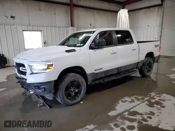 2022 Ram 1500 Lone Star with VIN 1C6SRFFTXNN371574, listed as a Copart auction lot 88958655 with 29,075 mi miles and Salvage title. Bid and sale history available at DreamBid. Image 1.