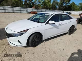 2023 Hyundai Elantra Blue with VIN KMHLM4AJ0PU045096, listed as a Copart auction lot 68291095 with 146,503 mi miles and Salvage title. Bid and sale history available at DreamBid. Image 1.