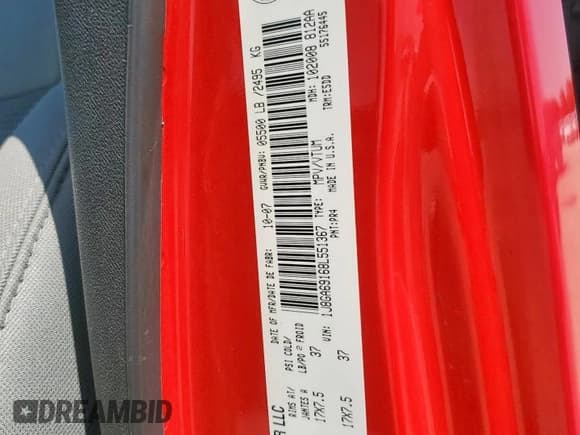 ✅ 2008 Jeep Wrangler Rubicon • VIN: 1J8GA69168L551367 • Lot: 59166875. Listed on Copart with Not provided. Free auction sales archive from the USA and detailed vehicle history report at DreamBid. Image 13.