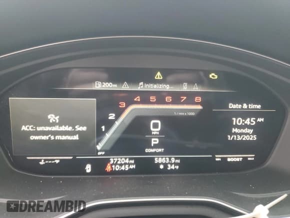 ✅ 2021 Audi S4 Premium Plus • VIN: WAUB4AF48MA030373 • Lot: 86342474. Listed on Copart with 37,204 mi. Free auction sales archive from the USA and detailed vehicle history report at DreamBid. Image 9.