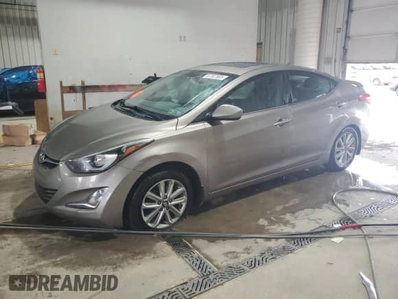 2015 Hyundai Elantra Limited z VIN 5NPDH4AE8FH607545, wystawiony jako Copart lot #87307665 z przebiegiem 162 537 mil mil oraz Szkoda całkowita • Salvage title. Historia ofert i sprzedaży dostępna na DreamBid. Obrazek 1.