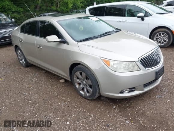 ✅ 2013 Buick LaCrosse Premium 1 • VIN: 1G4GF5G3XDF309340 • Лот: 42363533. Опубликован ранее на IAAI с пробегом 123 000 миль. Бесплатный доступ к архиву аукционных продаж из США и подробный отчёт об истории автомобиля на DreamBid. Изображение 1.