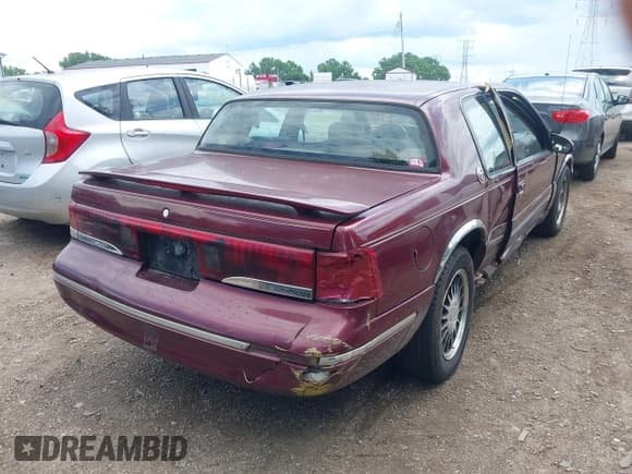 ✅ 1997 Mercury Cougar XR7 • VIN: 1MELM62W7VH617134 • Лот: 42536724. Опубликован ранее на IAAI с пробегом 145 849 миль. Бесплатный доступ к архиву аукционных продаж из США и подробный отчёт об истории автомобиля на DreamBid. Изображение 4.