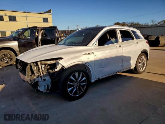 ✅ 2019 Infiniti QX50 Pure • VIN: 3PCAJ5M14KF132684 • Lot: 94663835. Listed on Copart with 146,256 mi. Free auction sales archive from the USA and detailed vehicle history report at DreamBid. Image 1.