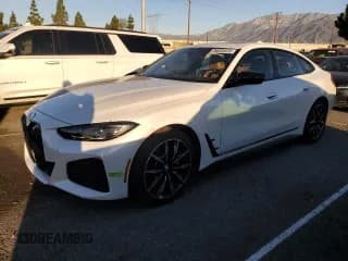 ✅ 2023 BMW i4 eDrive40 • VIN: WBY73AW01PFN46721 • Lot: 86695635. Wystawiony na Copart z przebiegiem 52 493 mil. Bezpłatny archiwum sprzedaży aukcyjnych z USA i szczegółowy raport historii pojazdu na DreamBid. Zdjęcie 1.