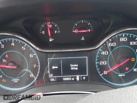 ✅ 2017 Chevrolet Cruze LT • VIN: 1G1BE5SM0H7201125 • Lot: 43507439. Listed on IAAI with 108,903 mi. Free auction sales archive from the USA and detailed vehicle history report at DreamBid. Image 7.