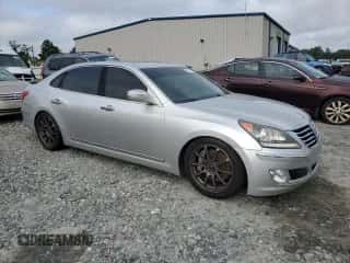 2013 Hyundai Equus Signature z VIN KMHGH4JH1DU067414, wystawiony jako Copart lot #62722145 z przebiegiem 105 289 mil mil oraz Szkoda całkowita • Salvage title. Historia ofert i sprzedaży dostępna na DreamBid. Obrazek 4.