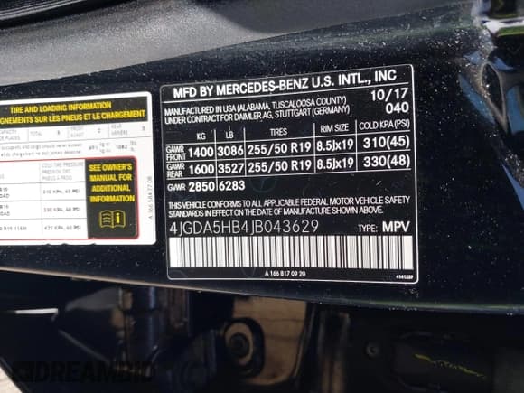 ✅ 2018 Mercedes-Benz GLE 350 • VIN: 4JGDA5HB4JB043629 • Lot: 43347068. Wystawiony na IAAI z przebiegiem 107 103 mil. Bezpłatny archiwum sprzedaży aukcyjnych z USA i szczegółowy raport historii pojazdu na DreamBid. Zdjęcie 9.