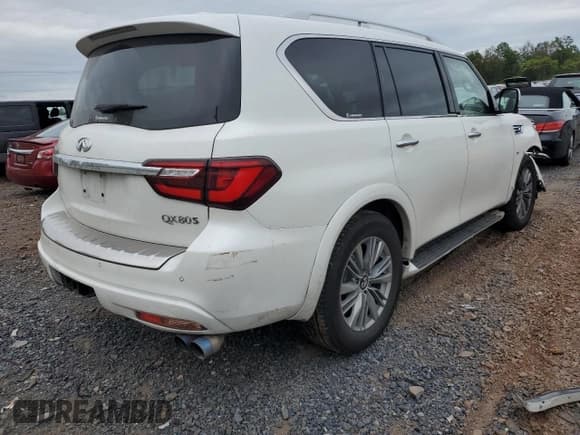 ✅ 2018 Infiniti QX80 • VIN: JN8AZ2NE0J9193732 • Lot: 80563405. Wystawiony na Copart z przebiegiem 107 251 mil. Bezpłatny archiwum sprzedaży aukcyjnych z USA i szczegółowy raport historii pojazdu na DreamBid. Zdjęcie 3.