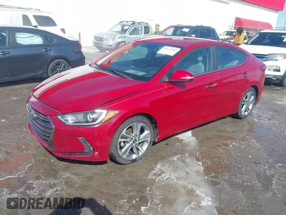2017 Hyundai Elantra Limited с VIN KMHD84LF9HU358439, выставлен на аукционе IAAI как лот 41632802 с пробегом 121 473 миль миль и . История ставок и продаж доступна на DreamBid. Изображение 2.