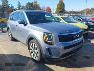 ✅ 2022 Kia Telluride EX • VIN: 5XYP34HC0NG307536 • Lot: 43576281. Wystawiony na IAAI z przebiegiem 47 130 mil. Bezpłatny archiwum sprzedaży aukcyjnych z USA i szczegółowy raport historii pojazdu na DreamBid. Zdjęcie 1.