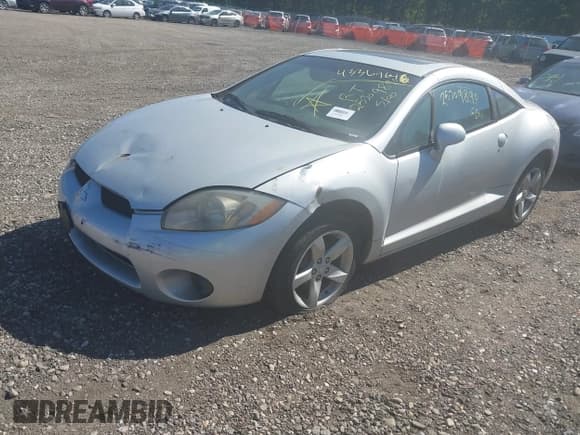 ✅ 2007 Mitsubishi Eclipse GS • VIN: 4A3AK24FX7E009789 • Lot: 43369646. Listed on IAAI with Not provided. Free auction sales archive from the USA and detailed vehicle history report at DreamBid. Image 2.